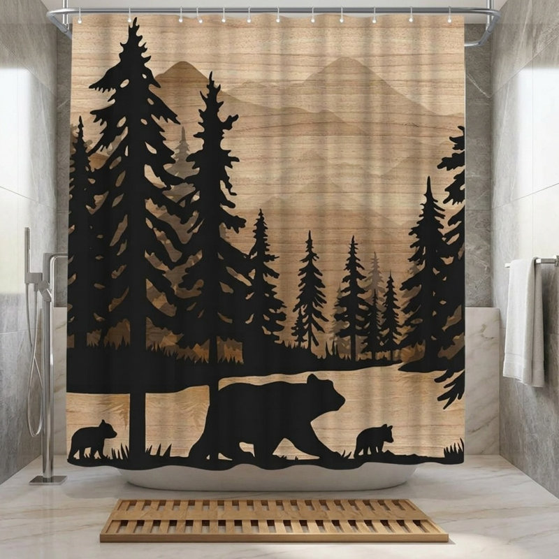 Rideau de douche Bear