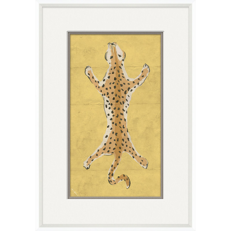 Leopard Series Giclee Print by Dana Gibson, No White, 62" H x 36" W x 1.25" D, Brown