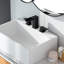 Widespread Bathroom Faucet 3 Hole, 2-Handle Bathroom Sink Faucet With Drain Assembly-120542035