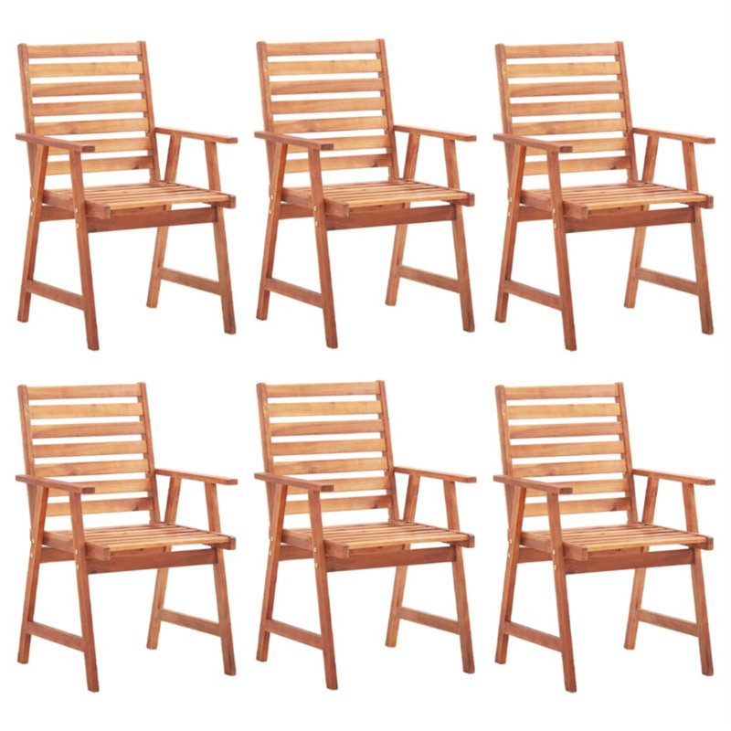 Chaise de patio pour l'extérieur avec coussins en bois d'acacia massif, Taupe