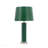 14x14x27" Leather Table Lamp