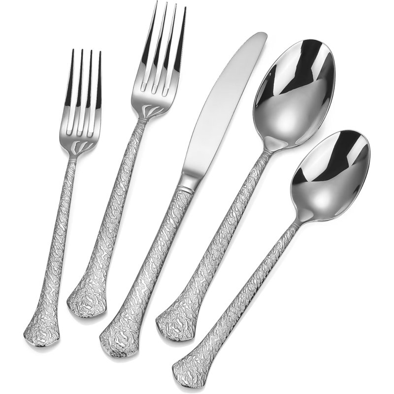 20-Piece Stainless Steel Flatware Set For 4