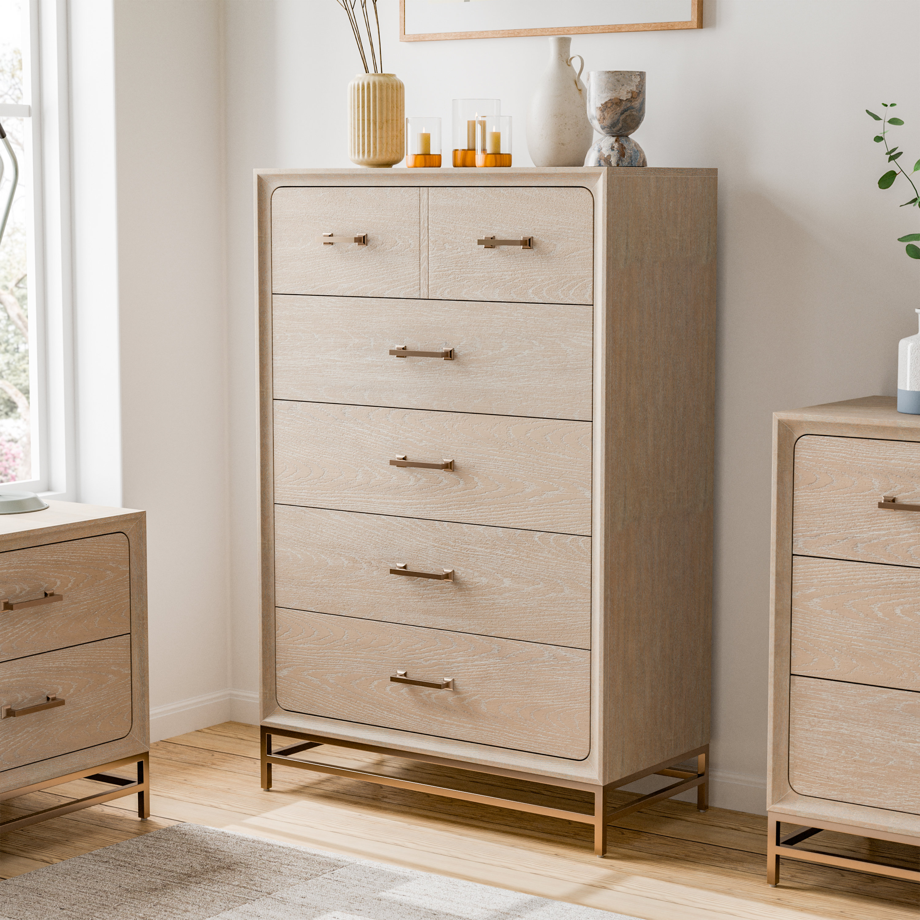 Bodhisattva 5 Drawer 36.3" W Chest
