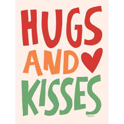 «Hugs and Kisses» par Molly Mattin - impression sur toile tendue