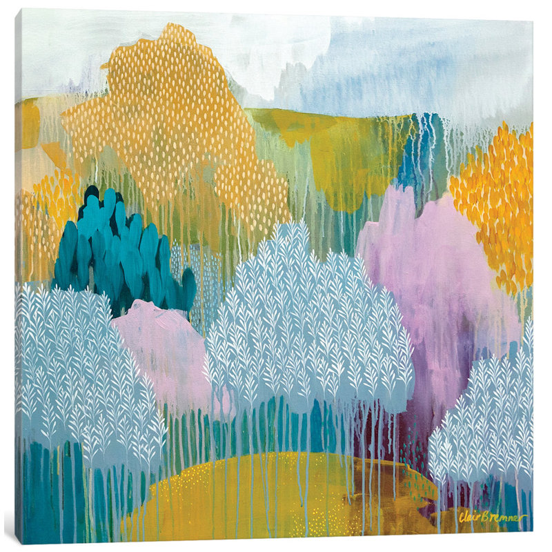 «Hidden Meadow» par Clair Bremner, impression sur toile tendue, H 12 po x l 12 po x P 0,75 po, Toile tendue, Pas de tapis