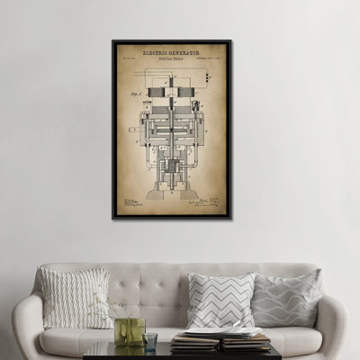 «Tesla Electric Generator», impression sur toile
