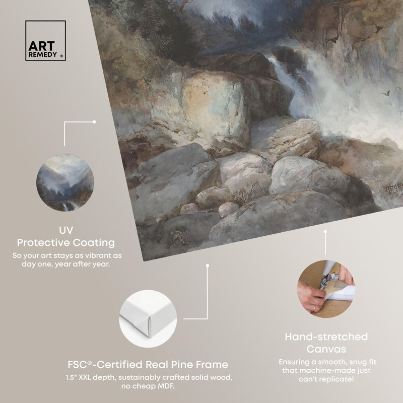 Mountain of Holy Cross Vintage Landscape Art on Canvas