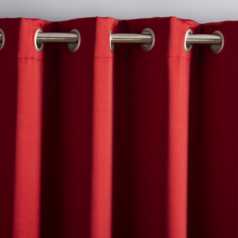 Panneau coulissant en polyester réducteur de bruit obscurcissant - Basics by Wayfair ™, Brique