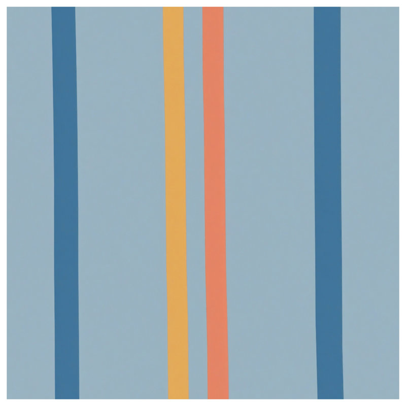 Vertical Stripes Pattern Comforter, Twin