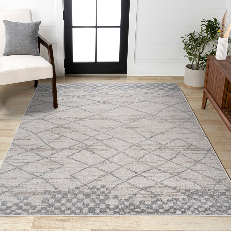 Tapis gris clair Coddington, Rectangle 4 pi x 6 pi