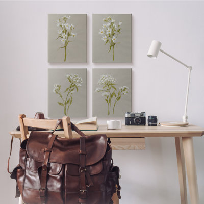 " Wild Flower " by Jennifer Goldberger 4 - Pieces