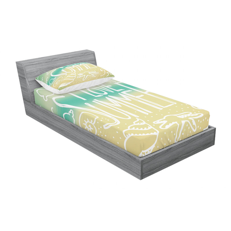 Microfiber Sheet Set, Twin Sheet Set with Fitted Sheet
