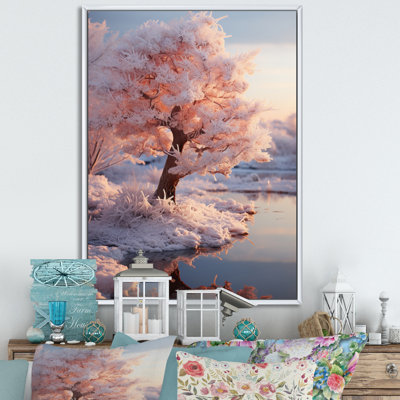«Winter Landscape Frozen Sunlight III», reproduction sur toile