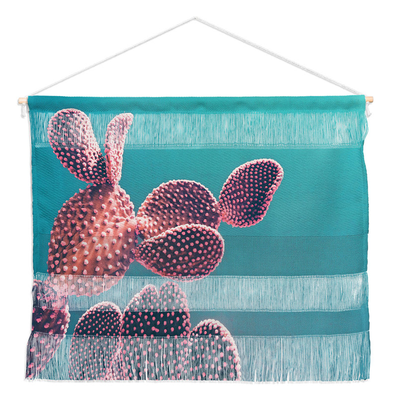 Suspension murale cactus de bonbon par emanuela carratoni, H 16 po x l 22 po x P 0,13 po