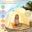 Tente pour bébé Baby Beach, abri de soleil portatif pour enfant UPF50 +, 57 x 57 x 43 po