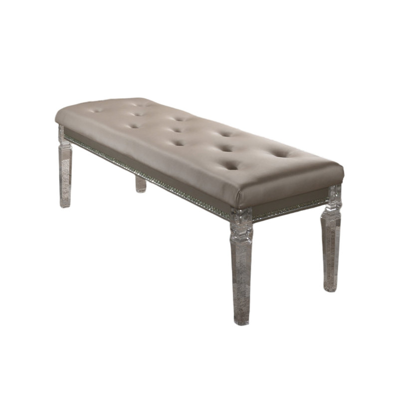 Banc en similicuir charpentier