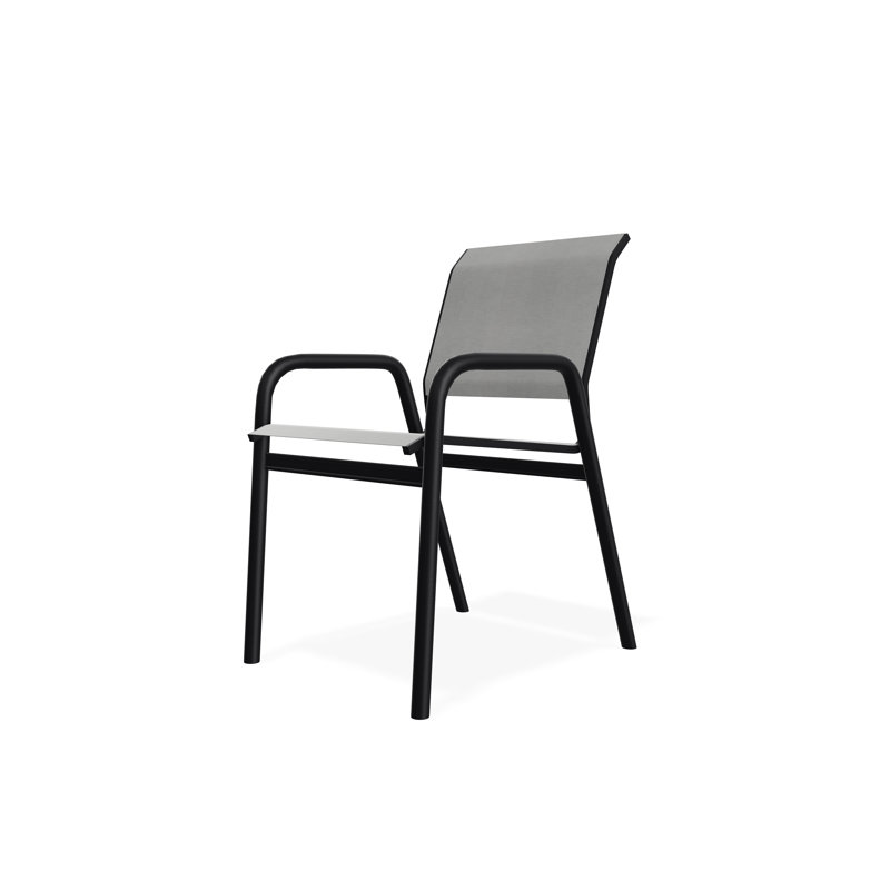 Chaise bistro Gardenella, Noir, Alliage Sunbrella®