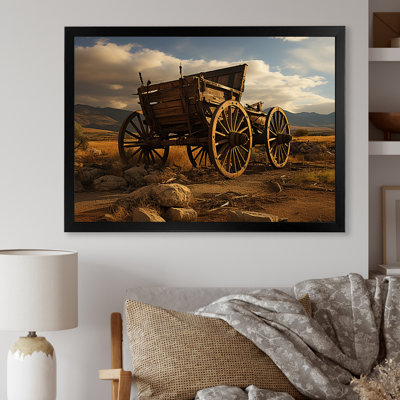" Old Western Carriage Cart In USA II "