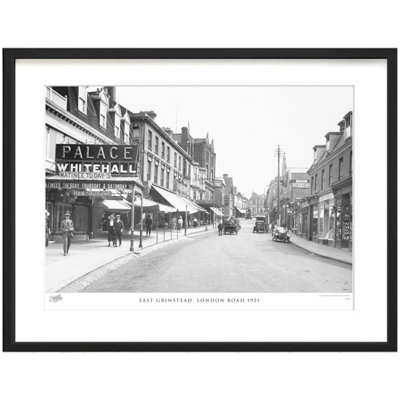 East Grinstead, London Road 1921 by Francis Frith - Single Picture Frame Print