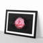 Lone Pink Carnation Paint Splash - Picture Frame Graphic Art-56865394-56865400