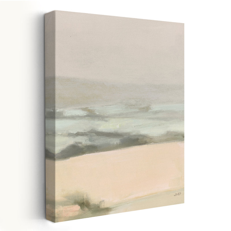 Dream Valley I Light Crop III contemporain contemporain gris paysage brun rosé, H 48 po x l 32 po