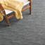 Tapis gris anthracite / gris en laine / coton tissé à la main Kilim-1248559857