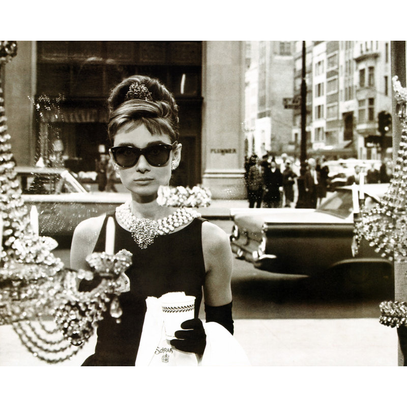 Audrey Hepburn - Window, 19" H x 24" W