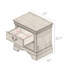 Table de chevet Classic -1828337772