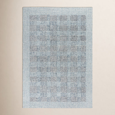 Holland Handmade Wool Blue Rug
