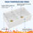 33" L x 20" W 50/50 Double Bowl Ceramic Framhouse/Apron Kitchen Sink Workstaion Sink with Accessories-115612792