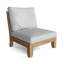 Luxe Outdoor Teak Lounge Chair