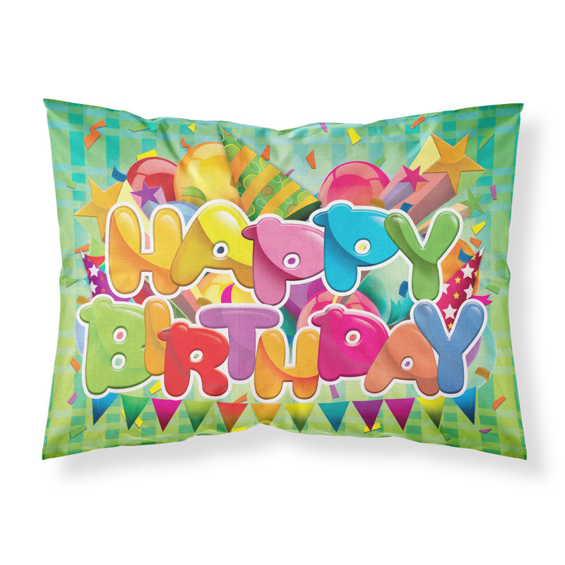  Taie d'oreiller Happy Birthday