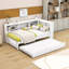 Lit de jour en bois Dowelltown avec lit gigogne, armoires et ports USB-1462373403