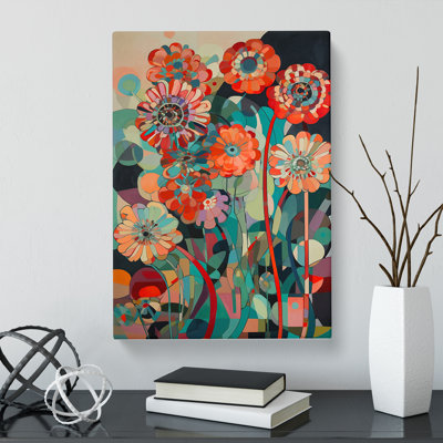 Tico Flowers Retro Vol.3 - Wrapped Canvas