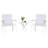 Happel Square 3 Piece Bistro Set-557749971