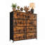 Commode 10 tiroirs en tissu