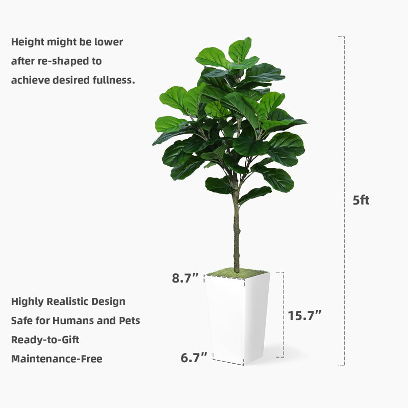Sapin artificiel 60 po en pot