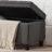 Meshell Linen Blend Upholstered Storage Bench-1278784046