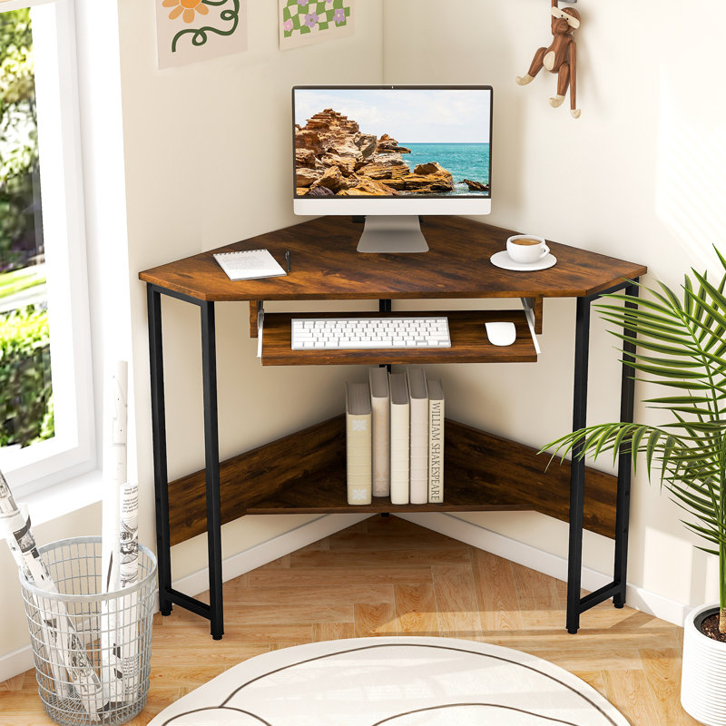 Metal Base Computer Desk