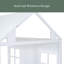 Lit en bois Wood House avec lit gigogne simple, lit de jour en bois-107890210