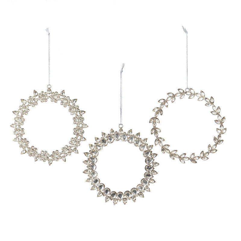 Ornement couronne de strass