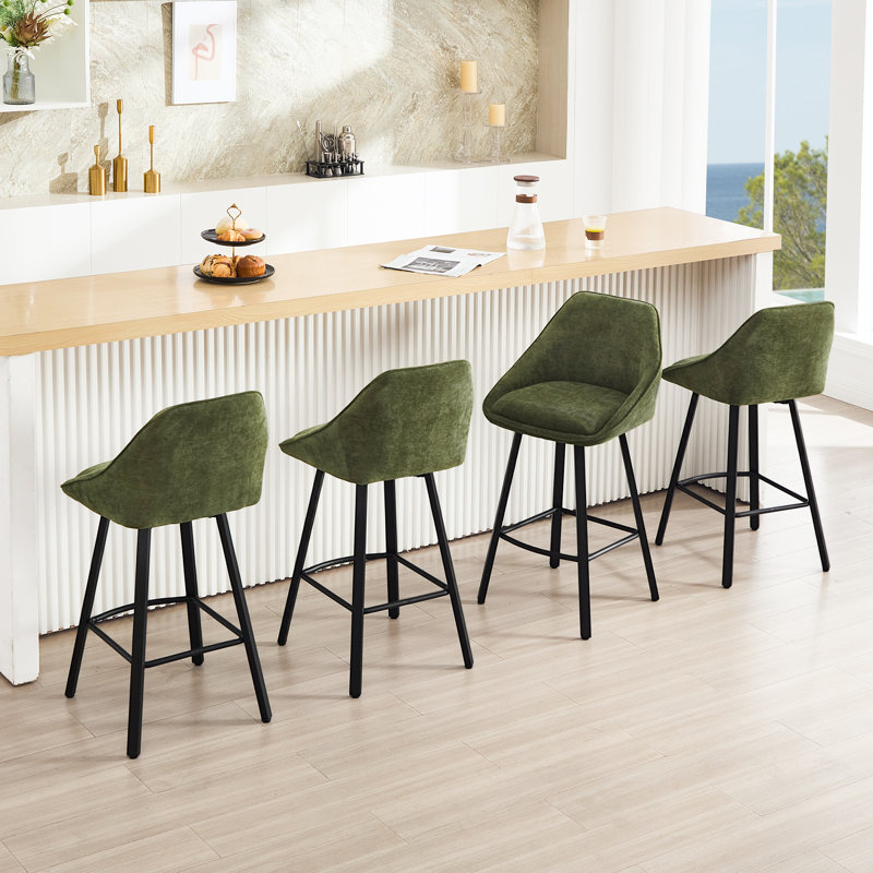 Modern Dining Bartools Stools, Green