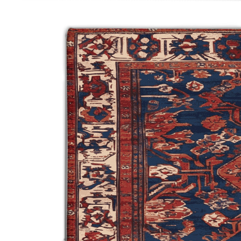 Tapis turc intérieur et extérieur brun, Rectangulaire 8 pi x 10 pi