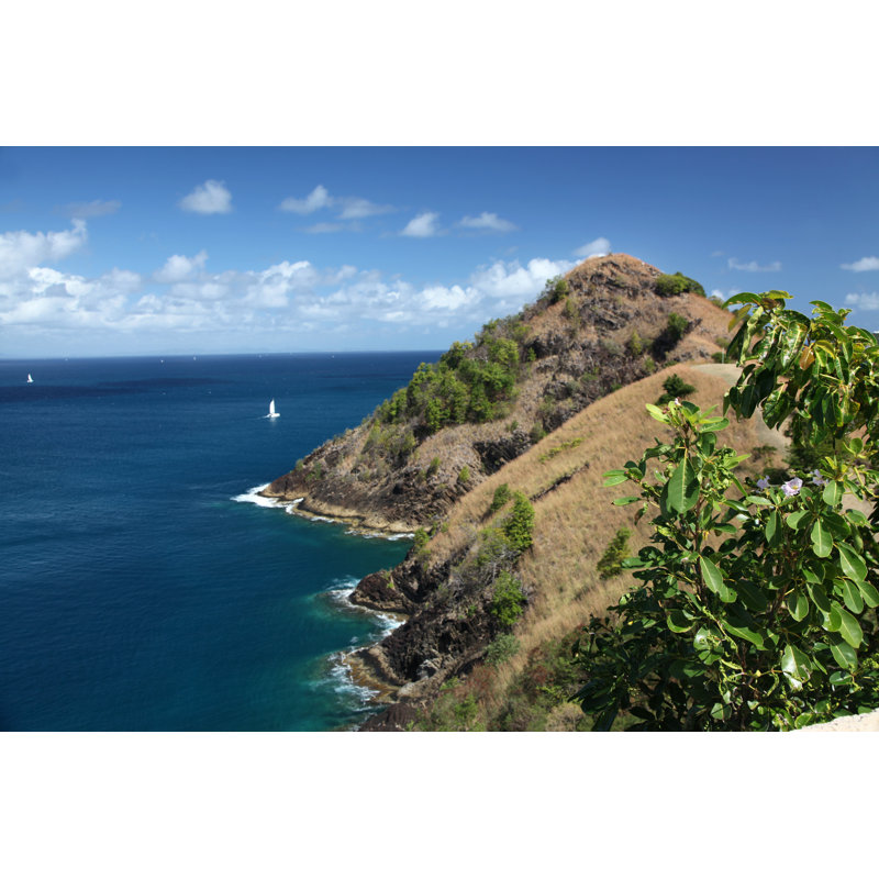 Baugh Pigeon Island, St. Lucia - Wrapped Canvas Print, 30cm H x 46cm W x 3.8cm D