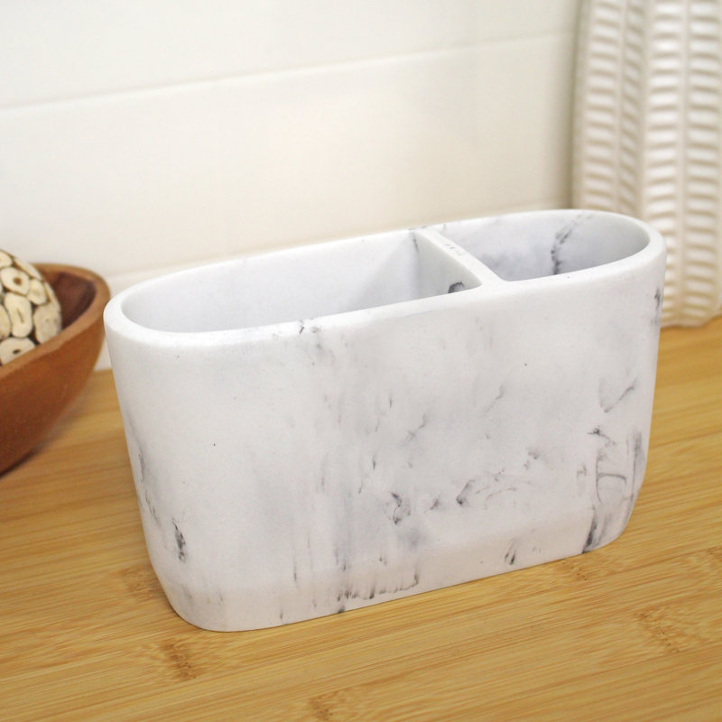 Cvetko Toothbrush Holder, White