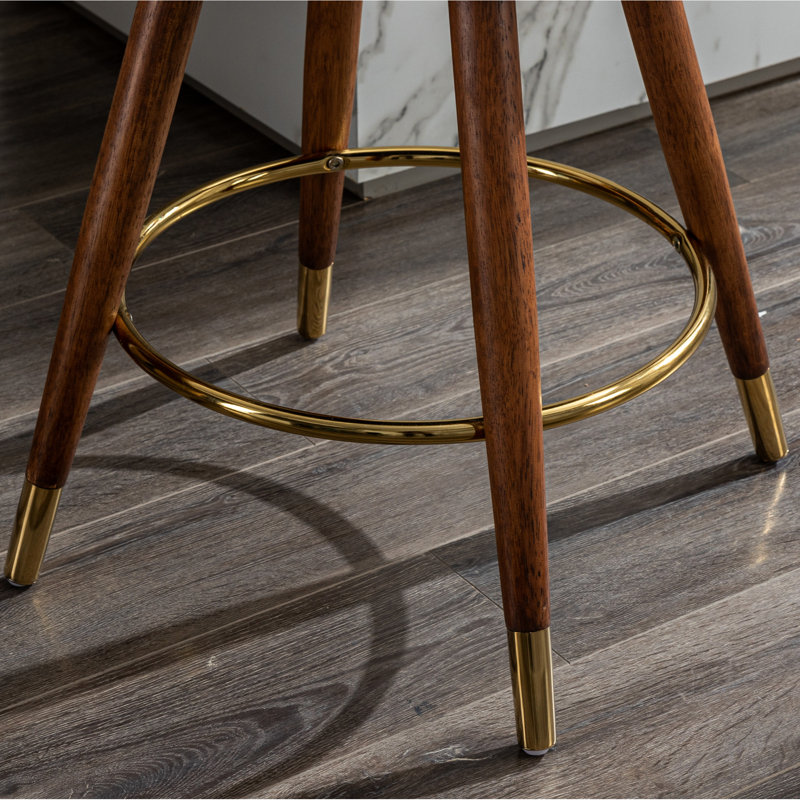 Tabouret de comptoir de salle à manger Mid-Century