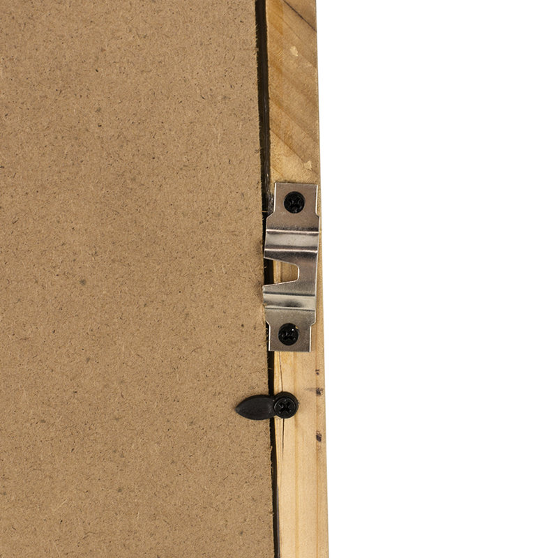 Miroir rectangulaire 24 po x 36 po en bois pour le hall d'entrée du salon - Décoration murale
