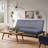 64" Upholstered Sleeper Sofa
