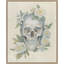 Floral Skull Painting by Richard Ryder