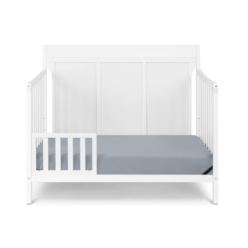 Lit de bébé convertible 4-en-1 Shailee, Blanc